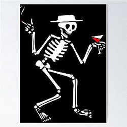 Social Distortion Skeleton Poster