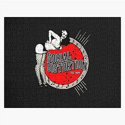 Social Distortion Pin Up Jigsaw Puzzle