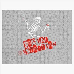 Arduous Road To Social Distortion Graphic For Fans Jigsaw Puzzle
