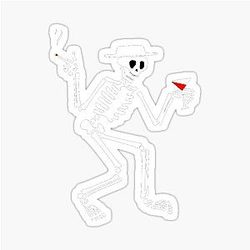 Social Distortion Skeleton Sticker