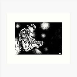 Mike Ness  - Social Distortion Art Print