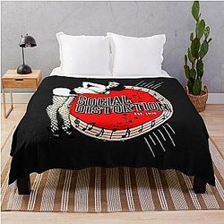 Social Distortion Pin Up Throw Blanket