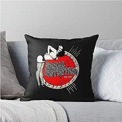 Social Distortion Pin Up Pillow