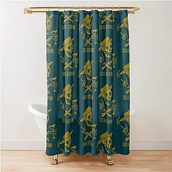 Gold Shower Curtain