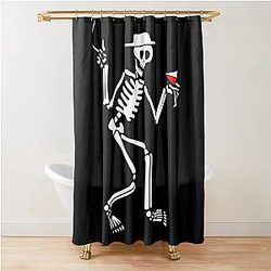 Social Distortion Skeleton Shower Curtain