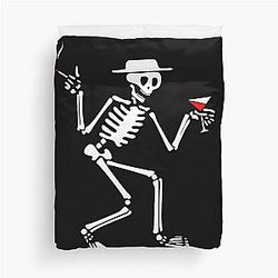 Social Distortion Skeleton Duvet Cover