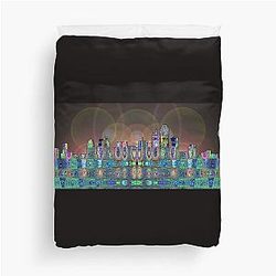 Dallas Skyline Duvet Cover