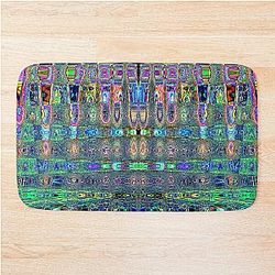 Social Distortion Abstract Art Bath Mat