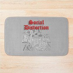 Arduous Road to Successful Social Distortion Music Fans Bath Mat