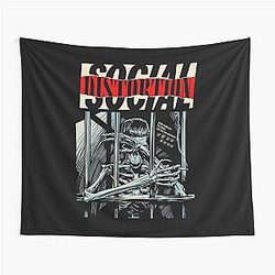 Social Distortion Skeleton in a Prison Tapestry
