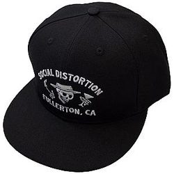Men's Social Distortion Fullerton Skelly Baseball Cap Black
