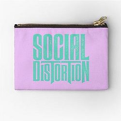 Social Distortion Band Logo Graphic - Perfect Gift for You and Friends Zipper Pouch
