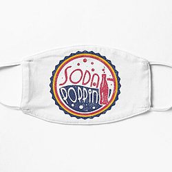 Sodapoppin Face Masks - Sodapoppin Retro Soda Pop Bottle Cap Flat Mask RB1706