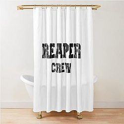 Sons of Anarchy Reaper Crew Zip  t-shirt Shower Curtain