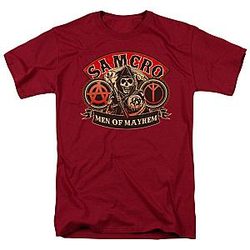 Men Of Mayhem Red DTNK1806 Sons of Anarchy T-Shirts