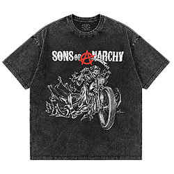 Depop DTNK1806 Washed  Sons of Anarchy T-Shirts