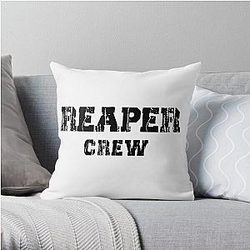 Sons of Anarchy Reaper Crew Zip  t-shirt Throw Pillow