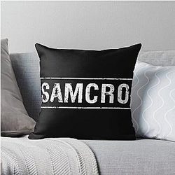 Samcro bag; SONS OF ANARCHY; SOA mask Throw Pillow
