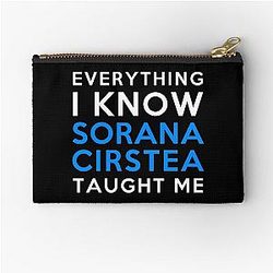 Everything I Know Sorana Cirstea Zipper Pouch