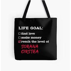 Life goal Sorana Cirstea All Over Print Tote Bag