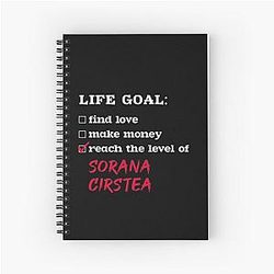 Life goal Sorana Cirstea Notebook