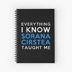 Everything I Know Spiral Notebook by Sorana Cirstea