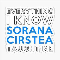 Everything I Know Sorana Cirstea Sticker