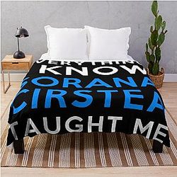Everything I Know Sorana Cirstea Throw Blanket