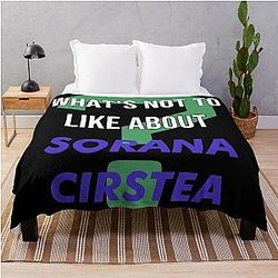 What's not to like about Sorana Cirstea Throw Blanket