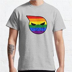 Soul Eater T-Shirts - Gay Pride Soul Eater Logo Classic T-Shirt RB1204