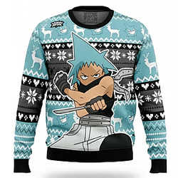 Black Star Soul Eater Ugly Christmas Sweater