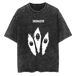 Manga Vintage PTTT2304 Washed  Soul Eater T-Shirts