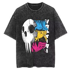 Graphic Acid PTTT1708 Washed Soul Eater T-Shirts