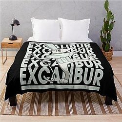 Soul Eater Blanket - Excalibur Soul Eater Japanese Dark Fantasy Anime Art Throw Blanket RB1204