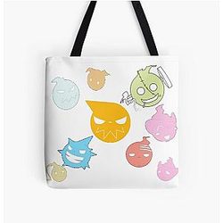 Soul Eater Bags - Soul Eater Souls All Over Print Tote Bag RB1204