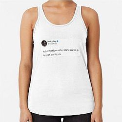 Soulja Boy Tweet: In this world you either crank that Soulja Boy Racerback Tank Top