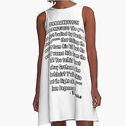 DRAKE You Talk About Soulja Boy A Line Dress