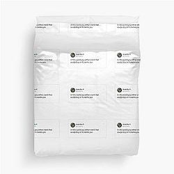 Soulja Boy Tweet Duvet Cover