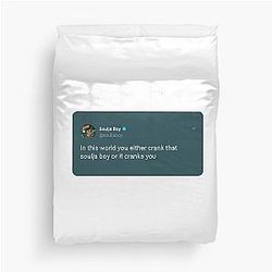 Soulja Boy Tweet Duvet Cover