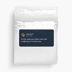 Soulja Boy Tweet Duvet Cover