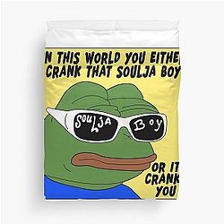 Soulja Boy Pepe the Frog Duvet Cover