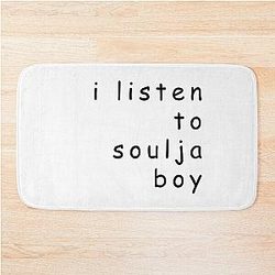 I Listen Soulja Boy Design Bath Mat