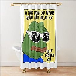 Soulja Boy Pepe The Frog Shower Curtain