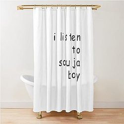 I Listen To Soulja Boy Design Shower Curtain