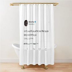 In This World You Either Crank That Soulja Boy Or It Cranks You Shower Curtain