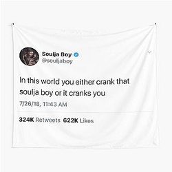 Soulja Boy Tweet Tapestry
