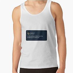 Soulja Boy Tweet Dark Blue Tank Top