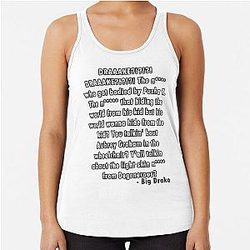 DRAKE You Talking About Soulja Boy Racerback Tank Top