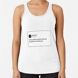 Soulja Boy Tweet Racerback Tank Top