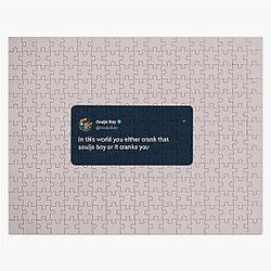 Soulja Boy Dark Blue Jigsaw Puzzle